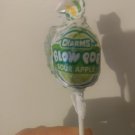 Charms Blow Pops Sour Apple Flavor bubble gum and candy in one pop