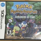 Pokemon Mystery Dungeon explorers Of Time Nintendo DS Complete