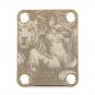 Engraved Guitar Joint/Heel Neck Plate, Gold (Standard 4 Bolt) Night Elf w/ White Tiger (G2103)