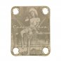 Engraved Guitar Joint/Heel Neck Plate (Standard 4 Bolt) Vintage Relic CS Pinup (G2082)