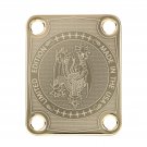 Engraved Guitar Joint/Heel Neck Plate, Gold (Standard 4 Bolt) Dragon Hydra USA LTD ED (G2058)