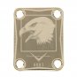 Engraved Guitar Joint/Heel Neck Plate, Gold (Standard 4 Bolt) Custom Shop 0001 Eagle (G2081)