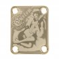 Engraved Guitar Joint/Heel Neck Plate, Gold (Standard 4 Bolt) Sunburst Custom Pin-up (G2065)