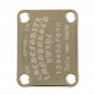 Engraved Guitar Joint/Heel Neck Plate, Gold (Standard 4 Bolt) Aged Vintage Style Ouija (G2061)