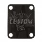 Engraved Guitar Joint/Heel Neck Plate, Black (Standard 4 Bolt) Pinup Limited Series USA (B2049)