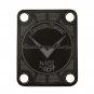 Engraved Guitar Joint/Heel Neck Plate, Black (Standard 4 Bolt) Custom Shop LTD USA Made (B2051)