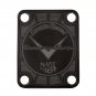 Engraved Guitar Joint/Heel Neck Plate, Black (Standard 4 Bolt) Custom Shop LTD USA Made (B2051)