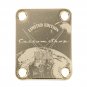 Engraved Guitar Joint/Heel Neck Plate, Gold (Standard 4 Bolt) Prof Series Custom Shop (G2054)
