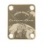 Engraved Guitar Joint/Heel Neck Plate, Gold (Standard 4 Bolt) Prof Series Custom Shop (G2054)