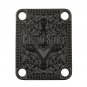 Engraved Guitar Joint/Heel Neck Plate, Black (Standard 4 Bolt) Custom Series w/ Scroll (B2040)