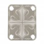 Engraved Guitar Joint/Heel Neck Plate, Nickel (Standard 4 Bolt) Tribal Celtic Sun Cross (N2060)