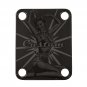 Engraved Guitar Joint/Heel Neck Plate, Black (Standard 4 Bolt) Custom Art Series Pin-Up (B2036)
