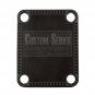 Engraved Guitar Joint/Heel Neck Plate, Black (Standard 4 Bolt) Custom Border Series USA (B2034)