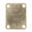 Engraved Guitar Joint/Heel Neck Plate, Gold (Standard 4 Bolt) Vintage CS Limited Ed (G2092)
