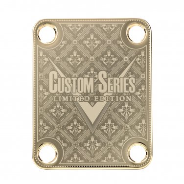 Engraved Guitar Joint/Heel Neck Plate, G2045 (Standard 4 Bolt) LTD Custom Floral Series (G2045)