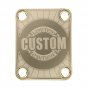 Engraved Guitar Joint/Heel Neck Plate, Gold (Standard 4 Bolt) Custom Limited Edition (G2043)