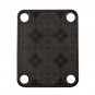 Engraved Guitar Joint/Heel Neck Plate, Black (Standard 4 Bolt) Floral Trellis Pattern 4 (B2013)