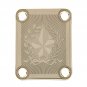 Engraved Guitar Joint/Heel Neck Plate, Gold (Standard 4 Bolt) Texas Lone Star Design (G2033)