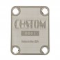Engraved Guitar Joint/Heel Neck Plate, Nickel (Standard 4 Bolt) Custom Serial 0001 USA (N2032)