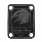 Engraved Guitar Joint/Heel Neck Plate, Black (Standard 4 Bolt) Eagle CS US Made 0001 (B2010)