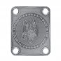 Engraved Guitar Joint/Heel Neck Plate, Chrome (Standard 4 Bolt) Dragon Hydra USA LTD ED (C2058)