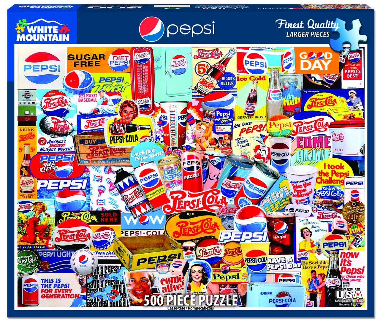 Pepsi - 500pc Jigsaw Puzzle By White Mountain