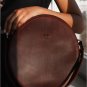 WOMEN'S LEATHER BAG AMY L BORDEAUX VINTAGE - TW-AMY-BIG-MARS-CRZ