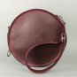WOMEN'S LEATHER BAG AMY L BORDEAUX VINTAGE - TW-AMY-BIG-MARS-CRZ