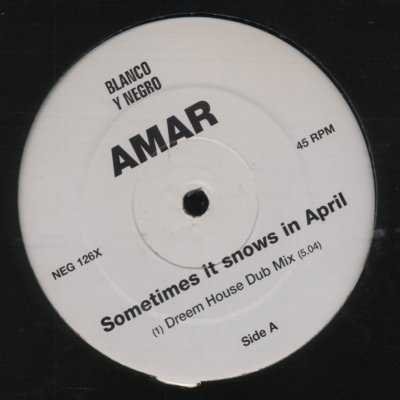 Amar Sometimes It Snows In April Promo12"" Sin