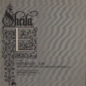 Sheila E Sister Fate Promo12"" Single