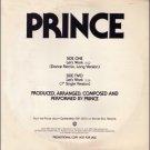 Prince Let's Work Promo12"" Single