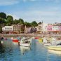 The Harbour, Torquay Devon Postcard Boats
