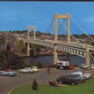 Tamar Bridge, Plymouth Postcard  Cars and Bridges