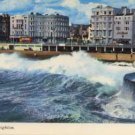 Rough Sea At Brighton Postcard  ELGATE