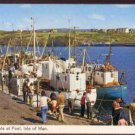 Herring Boats at Peel, Isle Of Man BAMFORTH Postcard  1979
