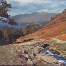 Derwentwater and Skiddaw From Ashness Bridge Cumberland  J. Arthur Dixon   1969