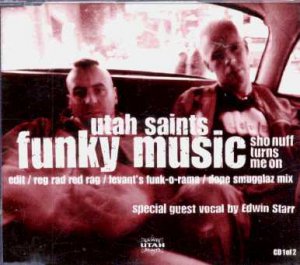 Utah Saints - Funky Music - UK  CD Single