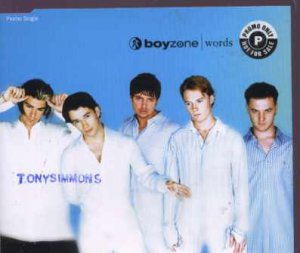 Boyzone - Words - UK Promo  CD Single