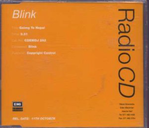 Blink - Going To Nepal - UK Promo  CD Single