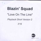 Blazin' Squad - Love On The Line - UK Promo CD Single