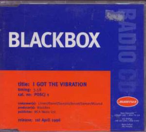 Black Box - I Got The Vibration - UK Promo  CD Single