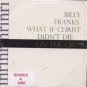 Billy Franks - What If Christ Didn't Die On The Cross? - UK  CD Single