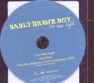 Badly Drawn Boy - You Were Right - UK Promo CD Single