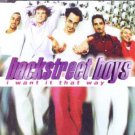 Backstreet Boys - I Want It That Way - UK CD Single