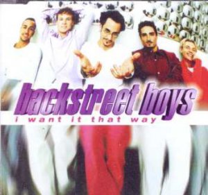 Backstreet Boys - I Want It That Way - UK CD Single