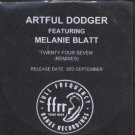 Artful Dodger Ft Melanie Blatt - Twenty Four Seven - UK Promo CD Single