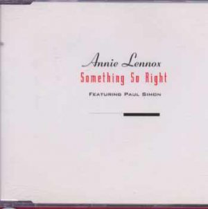 Annie Lennox ft Paul Simon - Something So Right - UK Promo CD Single