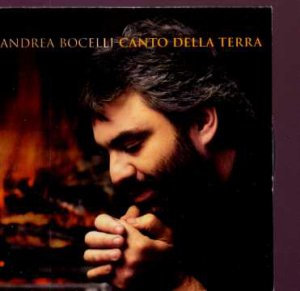 Andrea Bocelli - Canto Della Terra - UK  CD Single