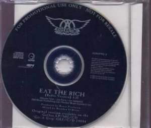 Aerosmith - Eat The Rich - UK Promo  CD Single
