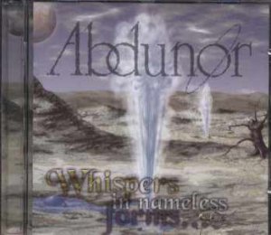 Adbunor - Whispers In Nameless Forms - Euro  CD Single